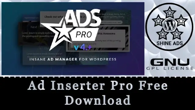 Ads Pro Plugin Free Download