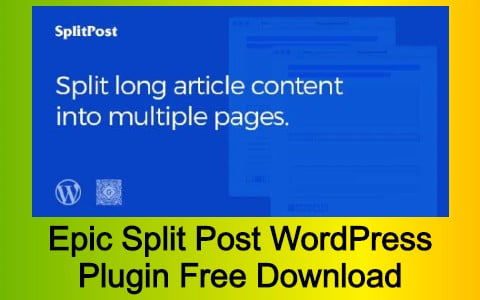 Epic Split Post WordPress Plugin Free Download