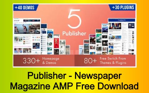 Publisher - Newspaper Magazine AMP Free Download