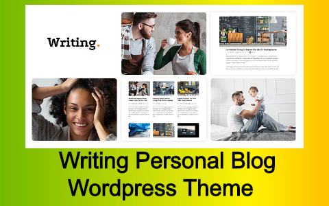 Writing - Personal Blog WordPress Theme Free Download