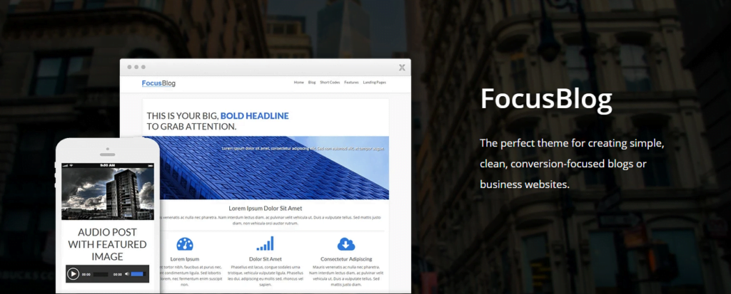 Free Download Thrive Themes Focusblog WordPress Theme