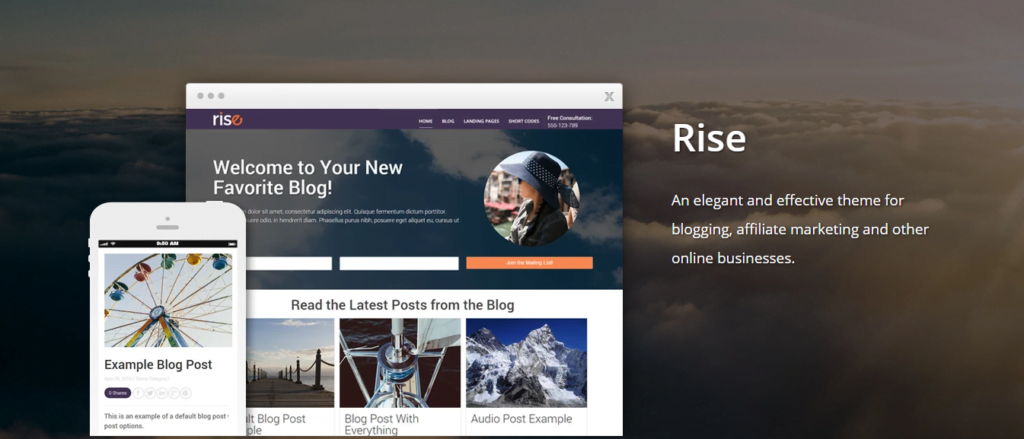 Free Download Thrive Themes Rise WordPress Theme