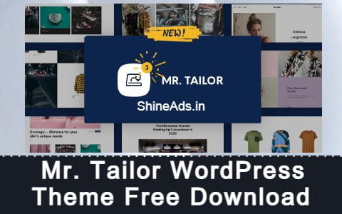 Mr. Tailor WordPress Theme Free Download