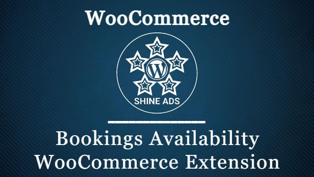 Bookings Availability WooCommerce Extension