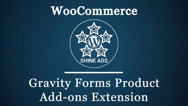 Gravity Forms Product Add-ons WooCommerce Extension