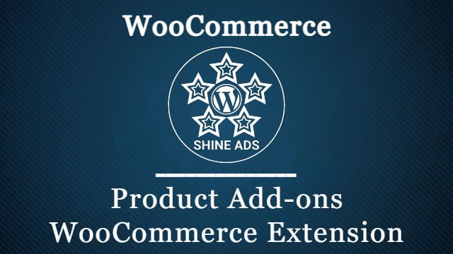 Product Add-ons WooCommerce Extension