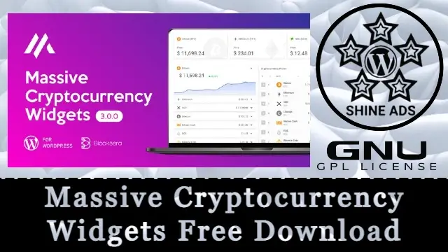 Massive Cryptocurrency Widgets Free Download