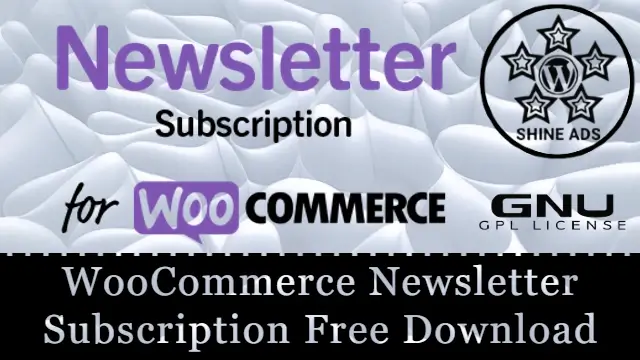 WooCommerce Newsletter Subscription Free Download