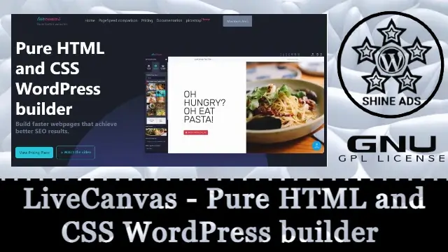 LiveCanvas - Pure HTML and CSS WordPress builder Free Download