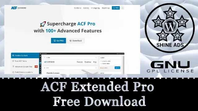 ACF Extended Pro Free Download