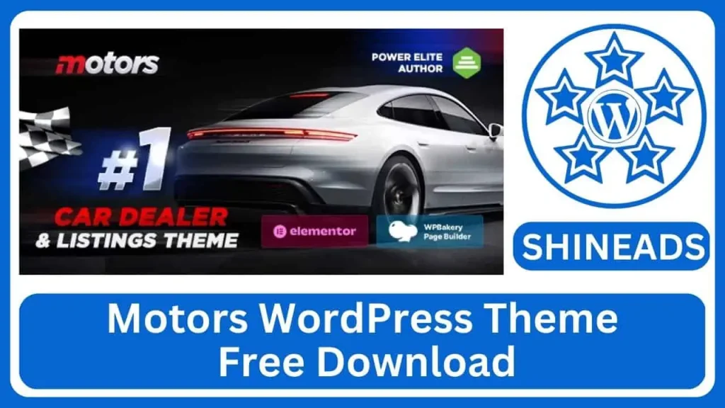 Motors WordPress Theme Free Download