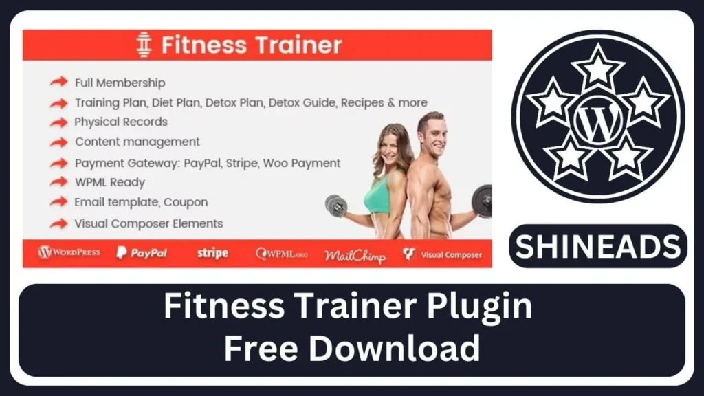 Fitness Trainer Plugin Free Download