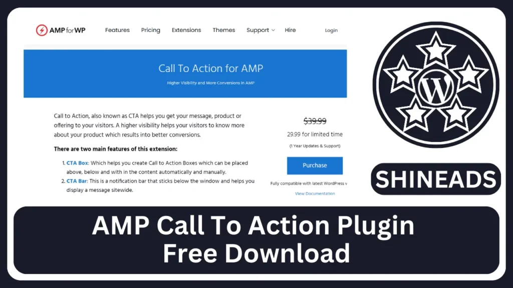 AMP Call To Action Plugin Free Download v2.3.32
