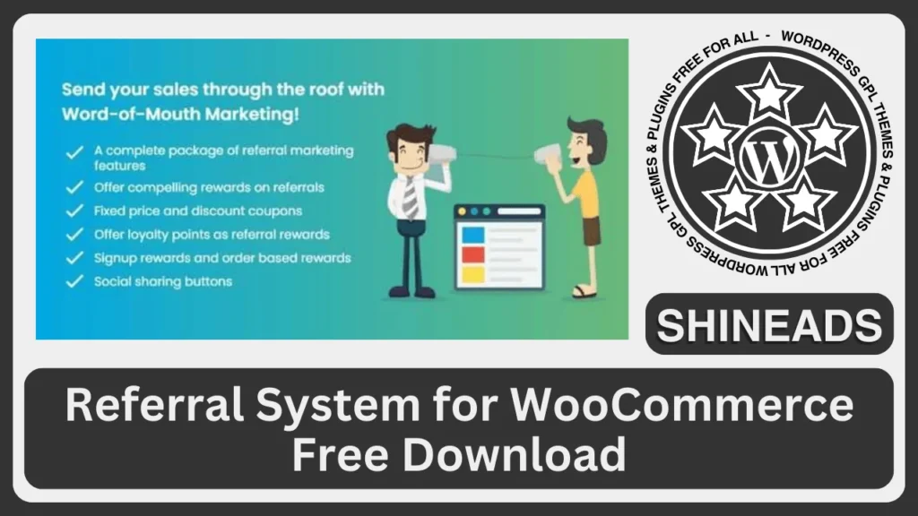 Referral System for WooCommerce Free Download