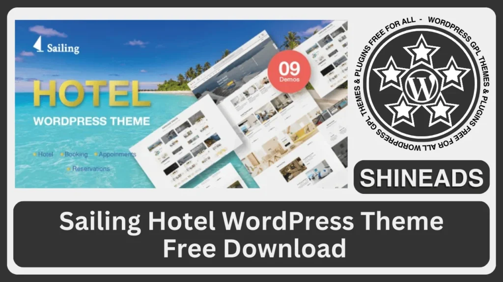 Sailing Hotel WordPress Theme Free Download