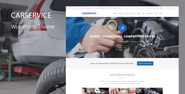 Car Service WordPress Theme Free Download