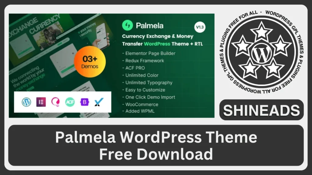 Palmela WordPress Theme
Free Download
