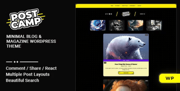 Postcamp WordPress Theme Free Download