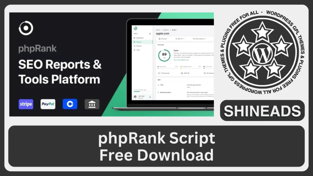 phpRank Script Free Download