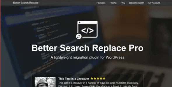 Better Search Replace Pro Plugin Free Download