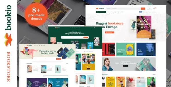 Free Download Bookio WordPress Theme