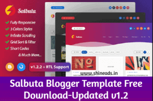 [FREE] SALBUTA BLOGGER THEME DOWNLOAD-Updated v1.2