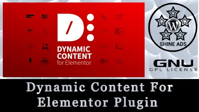 Dynamic Content For Elementor Plugin Free Download
