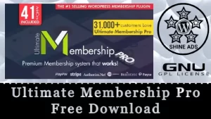 Ultimate Membership Pro Free Download