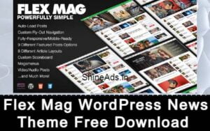 Flex Mag WordPress News Theme Free Download