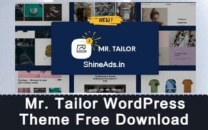 Mr. Tailor WordPress Theme Free Download