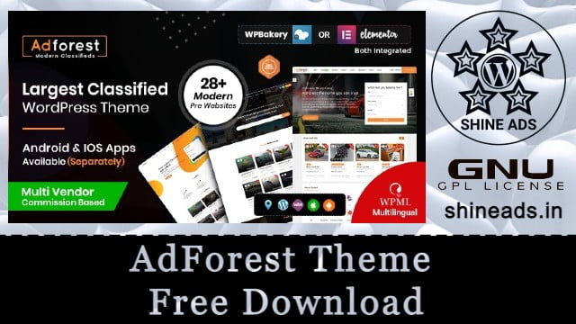 AdForest Theme Free Download