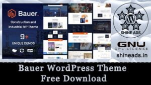 Bauer WordPress Theme Free Download