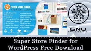 Super Store Finder for WordPress Free Download