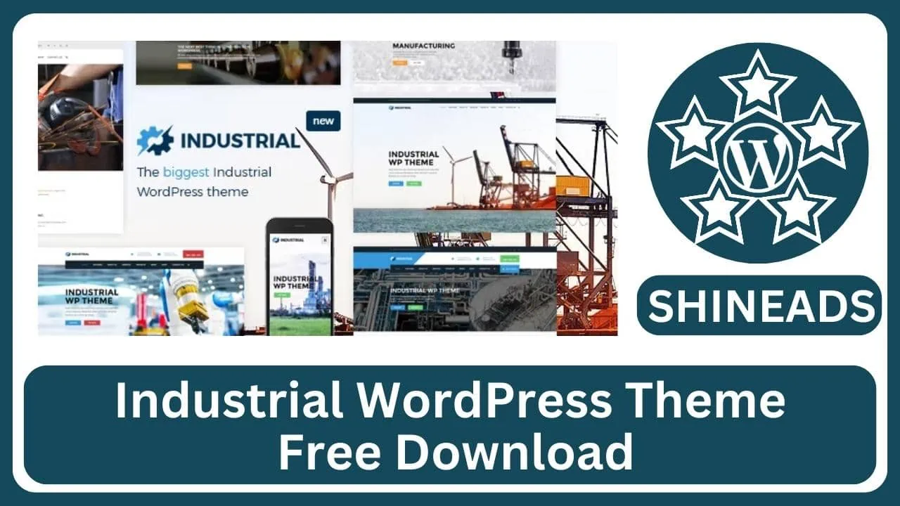 Industrial WordPress Theme Free Download