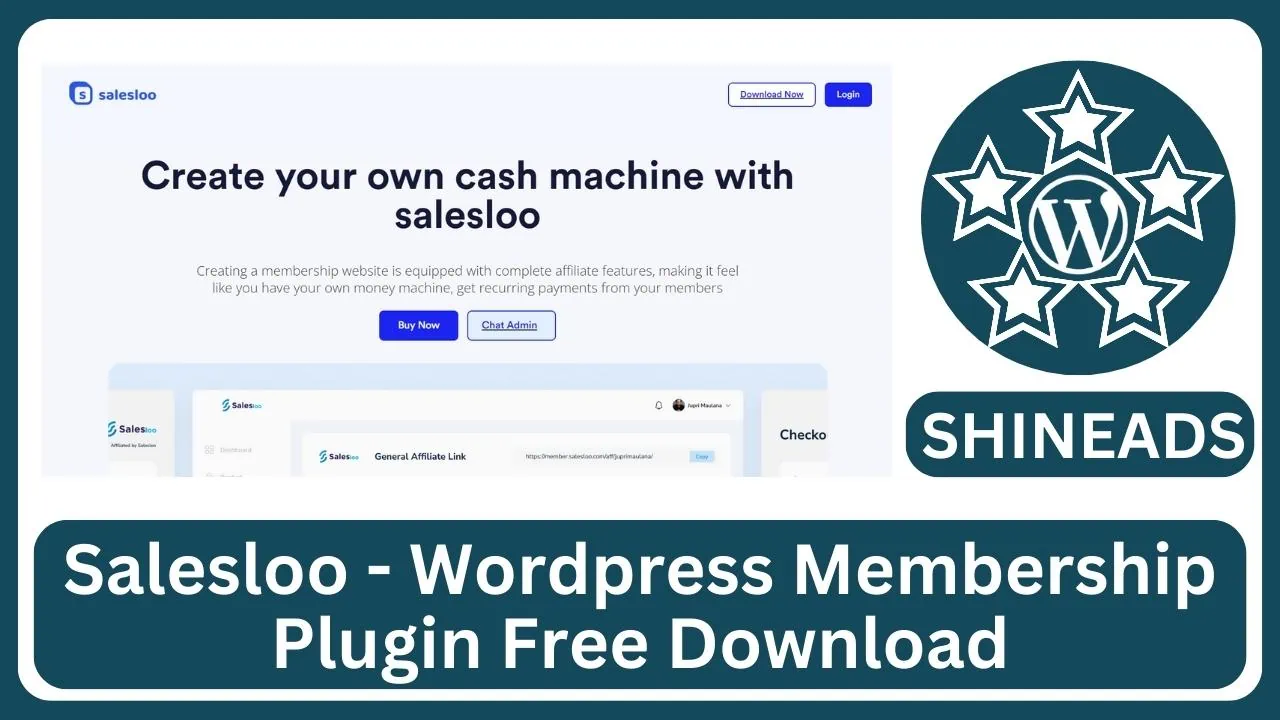Salesloo - Wordpress Membership Plugin Free Download