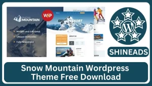 Snow Mountain Wordpress Theme Free Download