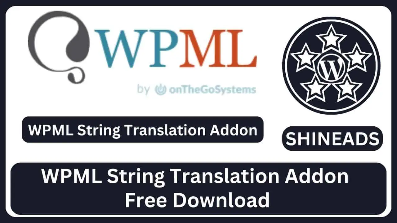 WPML String Translation Addon Free Download