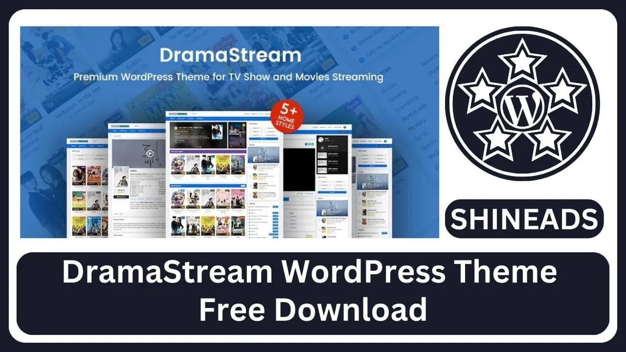 DramaStream WordPress Theme Free Download