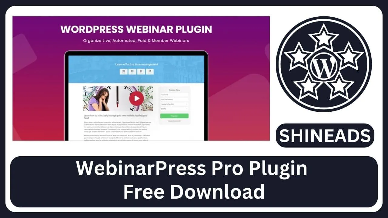 WebinarPress Pro Plugin Free Download