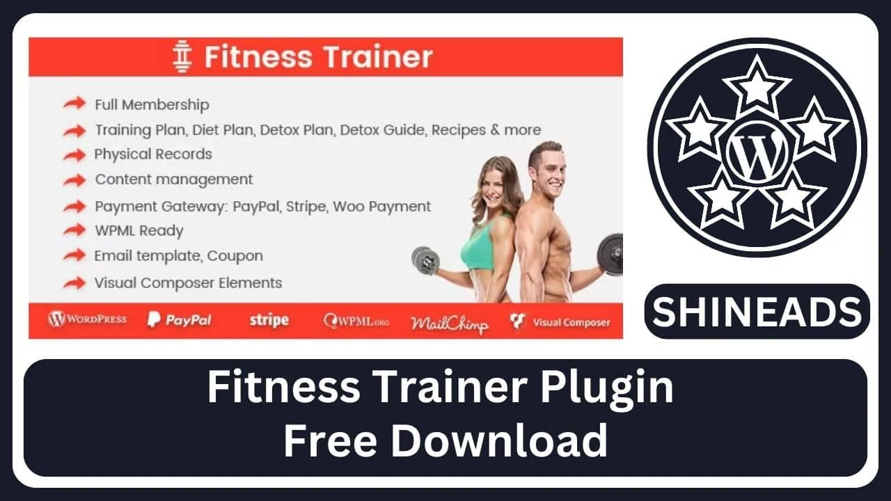 Fitness Trainer Plugin Free Download