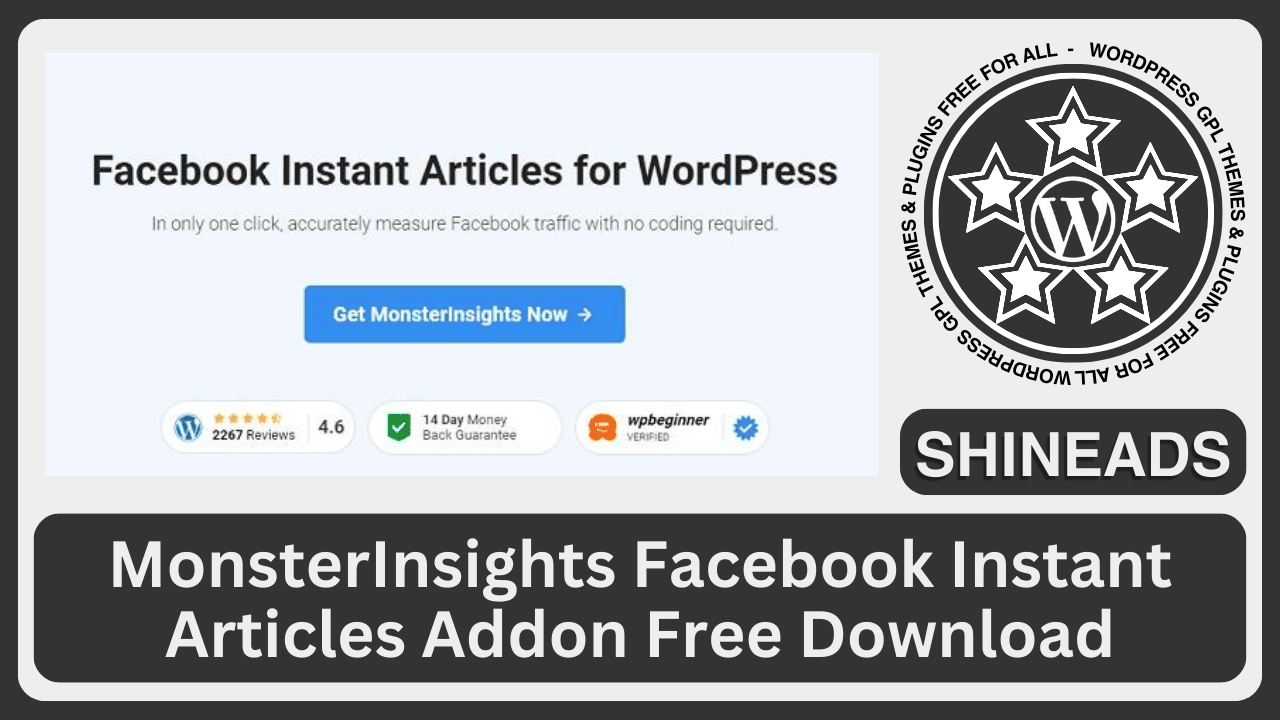 MonsterInsights Facebook Instant Articles Addon Free Download