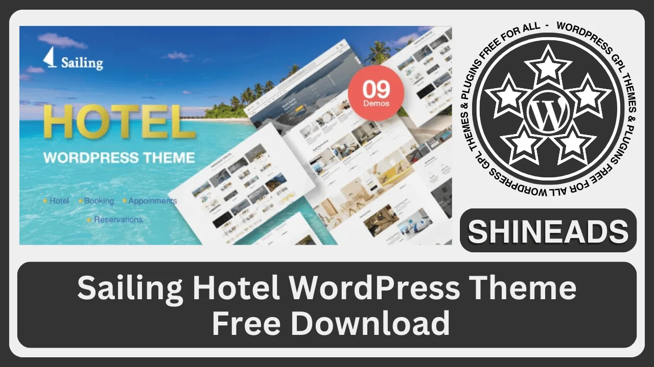 Sailing Hotel WordPress Theme Free Download
