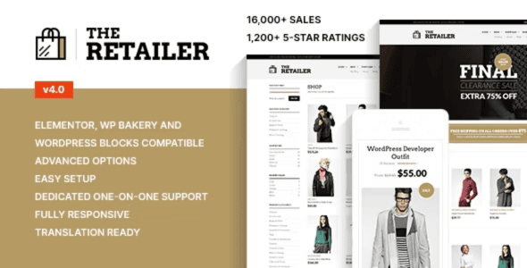 The Retailer Theme Free Download