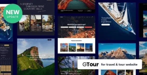 Grand Tour Travel Agency WordPress Theme Free Download