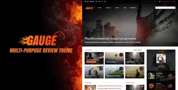 Free Download Gauge WordpPress Theme