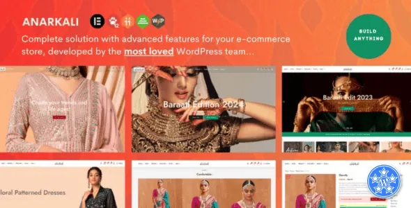 Anarkali Fashion Shop Theme free download