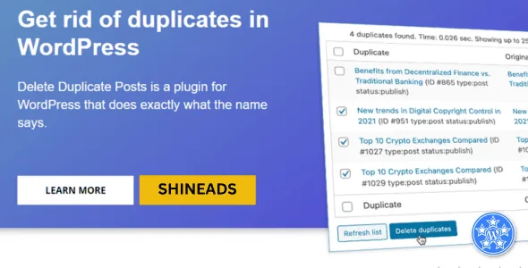 Delete Duplicate Posts Pro Plugin