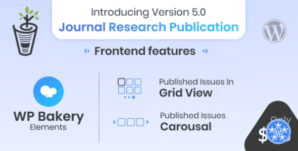 Journal Research Publication Wordpress Plugin