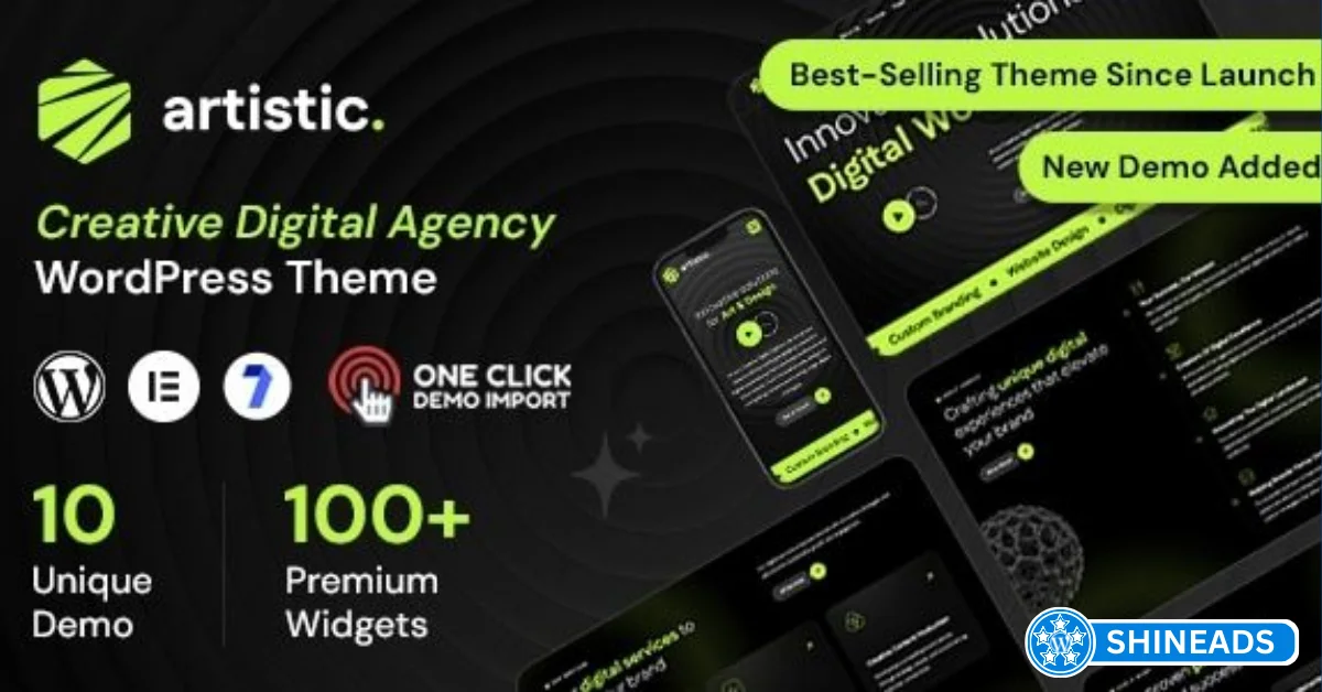 Artistic - Digital Marketing Agency WordPress Theme