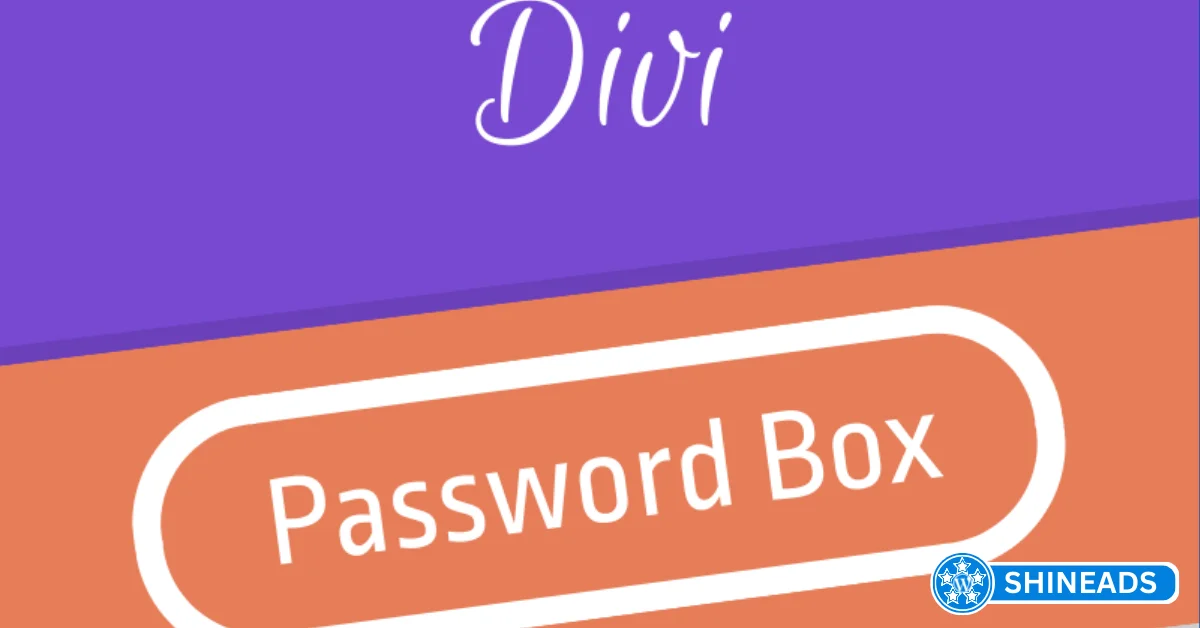 Divi Password Box Module